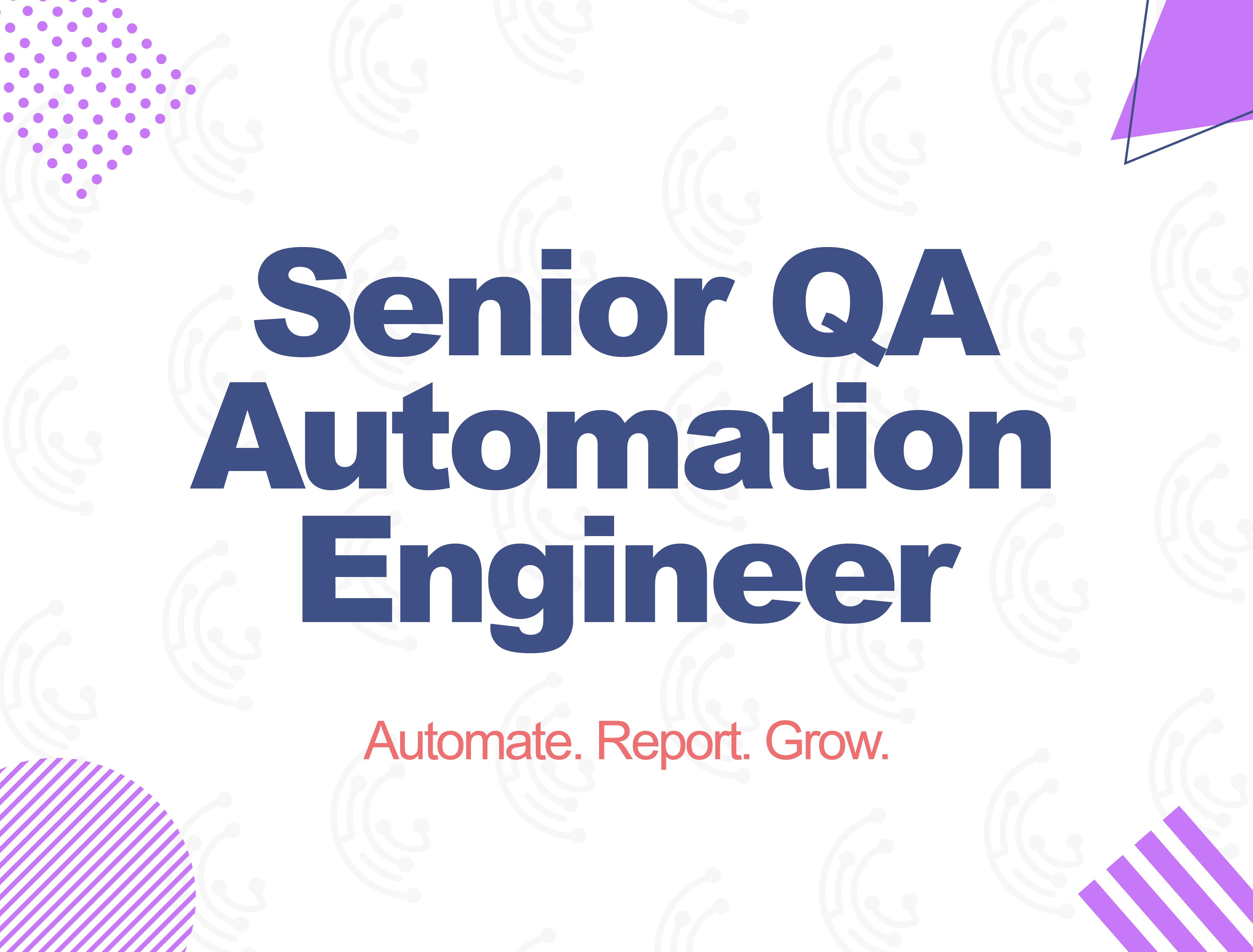 Senior QA Automation Engineer